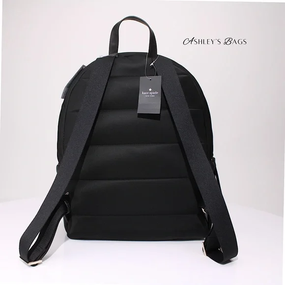 Kate Spade Ella Large Puffy Backpack In Black - Picture 5 of 11